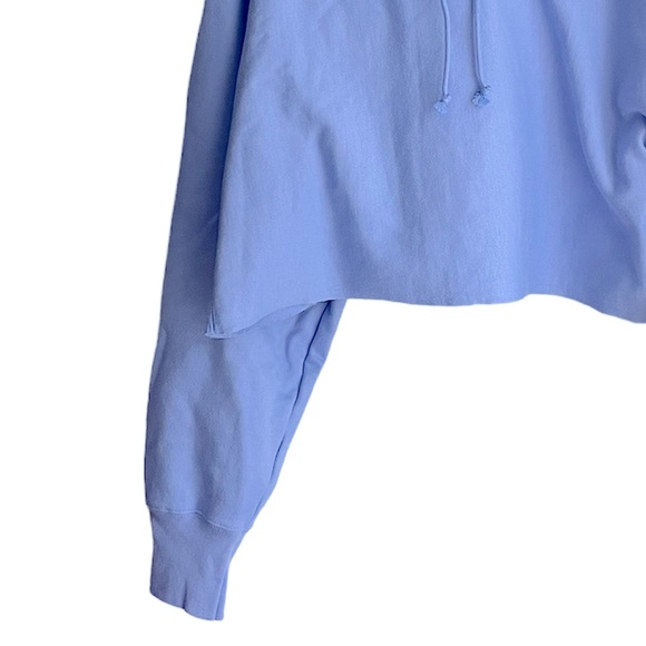 SOLD: Champion Cropped Lavender Hoodie - Picture 3 of 8